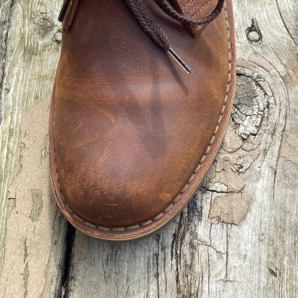 Clark’s Men’s Desert Brown Leather Chukka Shoe/Boot Size 8 Stylish, Gently Worn - Picture 7 of 17